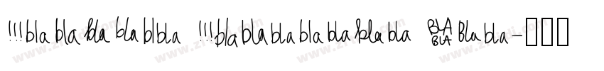 Enotria Expanded Bla字体转换